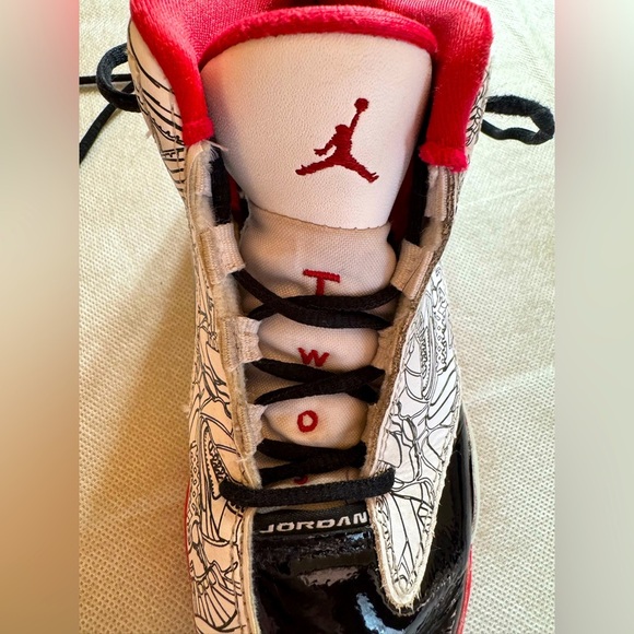 Jordan Dub Zero White Varsity Red Size 12C 
DV1359-160 Kids Youth Preloved - Picture 7 of 9